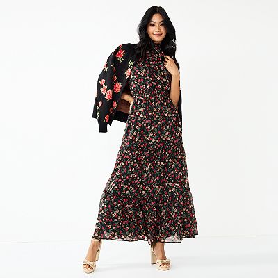 draper james maxi dress Draper James Women's Flutter Strap Smocked Midi Dress (Blue Paisley, S)