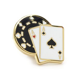 Men's Cuff Links, Inc. Poker Lapel Pin