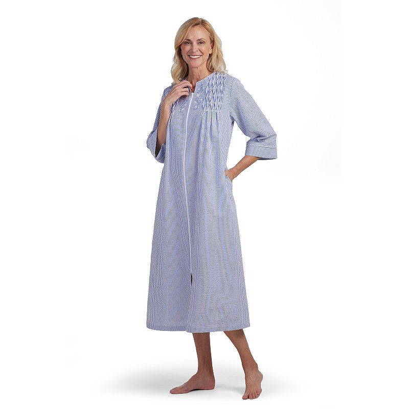 Women's Warm Sweater Knit Short Open-Front Lounge Robe