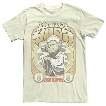 Men's Star Wars Master Yoda There Is No Try Tee
