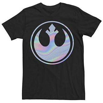 Men's Star Wars Holographic Rebel Symbol Tee
