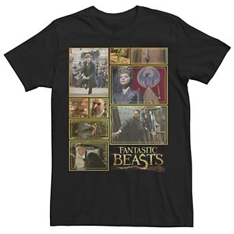 Men's Fantastic Beast Grindelwald Movie Scene Collage Tee
