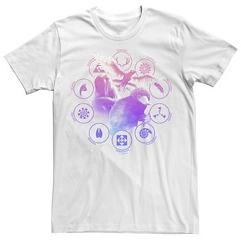 Men's Fantastic Beast Grindelwald Color Chromatic Beast Symbols Tee