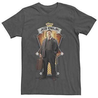 Men's Fantastic Beast Grindelwald Jacob Kowalski Poster Tee