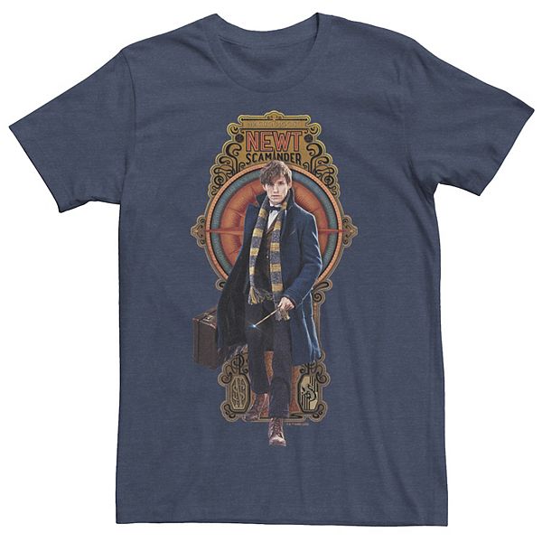 Men's Fantastic Beast Grindelwald Newt Scamander Poster Tee