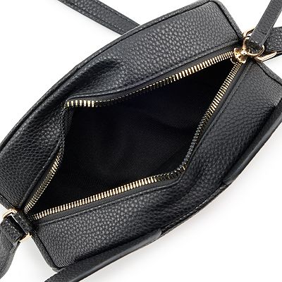 Danielle Nicole... top NEW black crossbody p