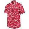 Men's Reyn Spooner Red Atlanta Braves Kekai Performance Button-Up Shirt