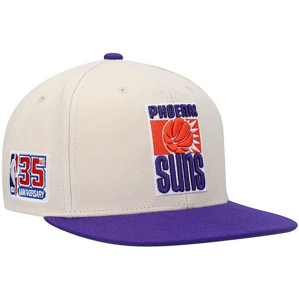  Mitchell & Ness Phoenix Suns New Cream Beige Purple Orange Era  Snapback Hat Cap : Sports & Outdoors