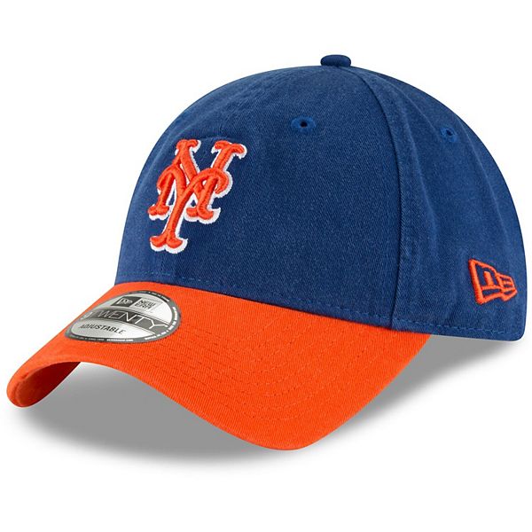 Men's New Era Royal/Orange New York Mets Fashion Core Classic 9TWENTY ...