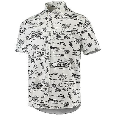 Men's Reyn Spooner White Chicago White Sox Kekai Performance Button-Up Shirt
