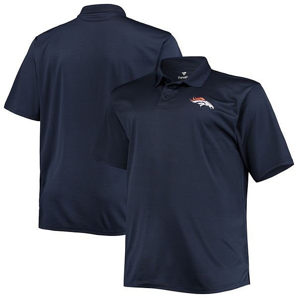 Denver Broncos Cutter & Buck Advantage Tri-Blend Pique Mens Polo