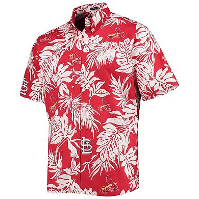 Men's Reyn Spooner Red St. Louis Cardinals Aloha Button-Up Shirt