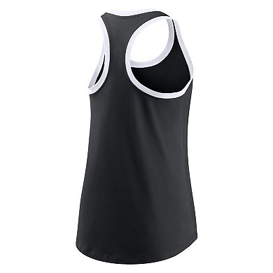 Women's Nike Black Chicago White Sox X-Ray Racerback Performance Tank Top