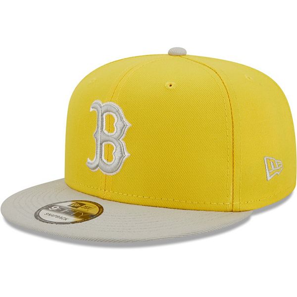 Men's New Era Yellow Boston Red Sox Spring Color Pack 9FIFTY Snapback Hat