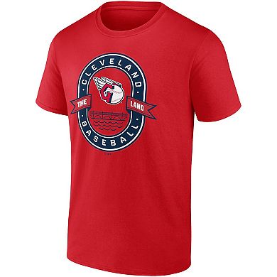 Men's Fanatics Branded Red Cleveland Guardians Iconic Glory Bound T-Shirt