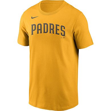 Men's Nike Fernando Tatis Jr. Gold San Diego Padres Name & Number T-Shirt