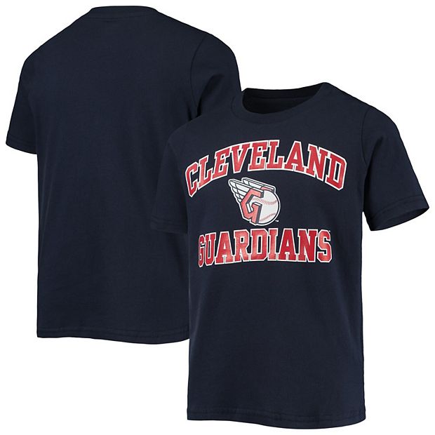 Cleveland Guardians Youth Logo T-Shirt - Red