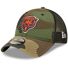 Men's New Era Charcoal Chicago Bears 2021 NFL Crucial Catch Head Logo  39THIRTY Flex Hat