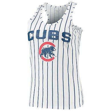 Women's Concepts Sport Royal/White Chicago Cubs Vigor Racerback Tank Top & Shorts Sleep Set