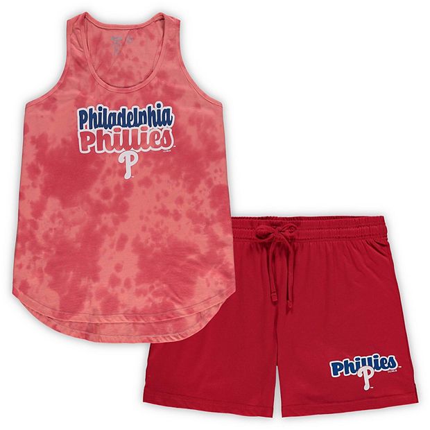 Women's Red Philadelphia Phillies Plus Size Racerback Tank Top