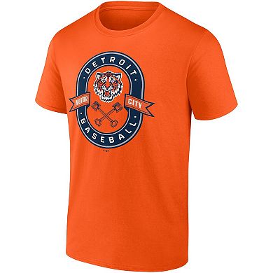 Men's Fanatics Branded Orange Detroit Tigers Iconic Glory Bound T-Shirt