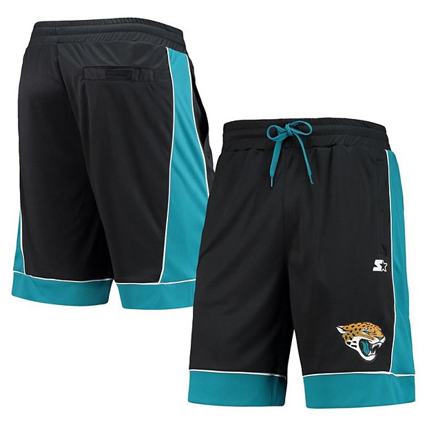 Men's Starter Black/Teal Jacksonville Jaguars Fan Favorite Fashion Shorts