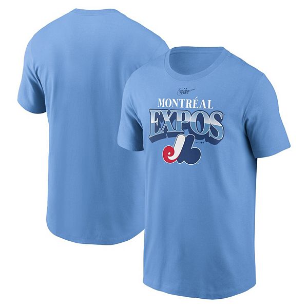 Men's Nike Powder Blue Montreal Expos Cooperstown Collection Rewind ...