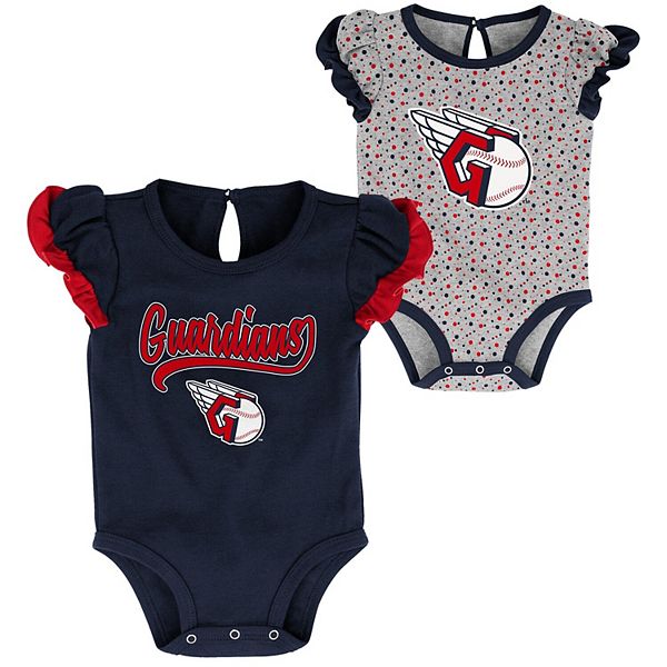 Outerstuff Toddler Boys and Girls Navy, Red Cleveland Guardians