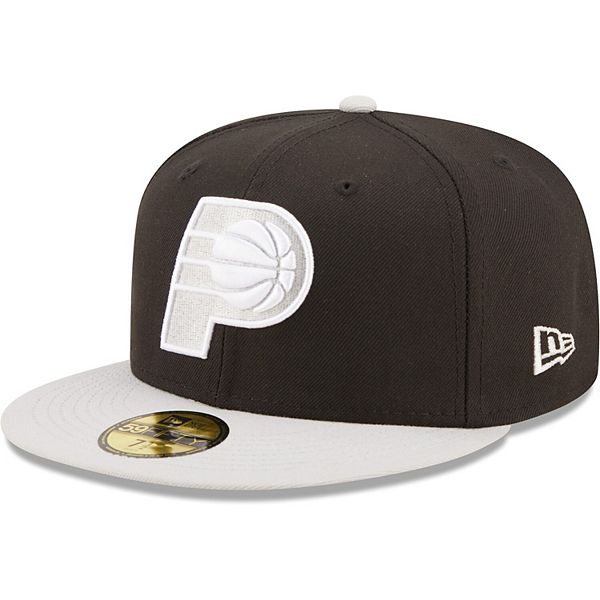 Indiana Pacers XL-LOGO BASIC Black Fitted Hat