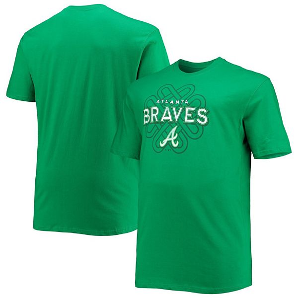 Men's Kelly Green Atlanta Braves Celtic T-Shirt