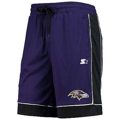 Men's Starter Purple/Black Baltimore Ravens Fan Favorite Fashion Shorts