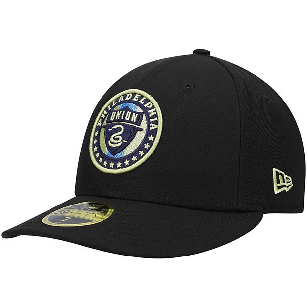 Men's New Era Black Philadelphia Union Primary Logo Low Profile