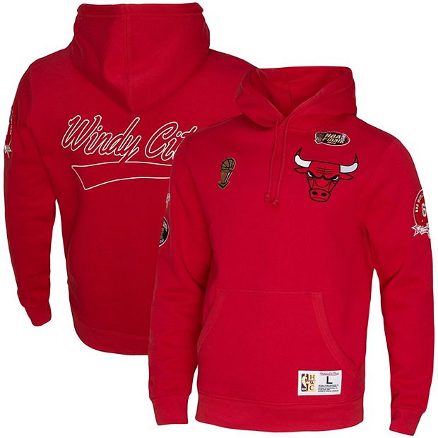NBA, Shirts, Nba Chicago Bulls Paint Splatter Short Sleeve Hoodie Size Large Red