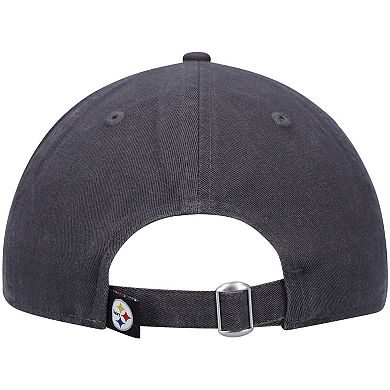 Men's New Era Graphite Pittsburgh Steelers Icon Core Classic 2.0 9TWENTY Adjustable Hat