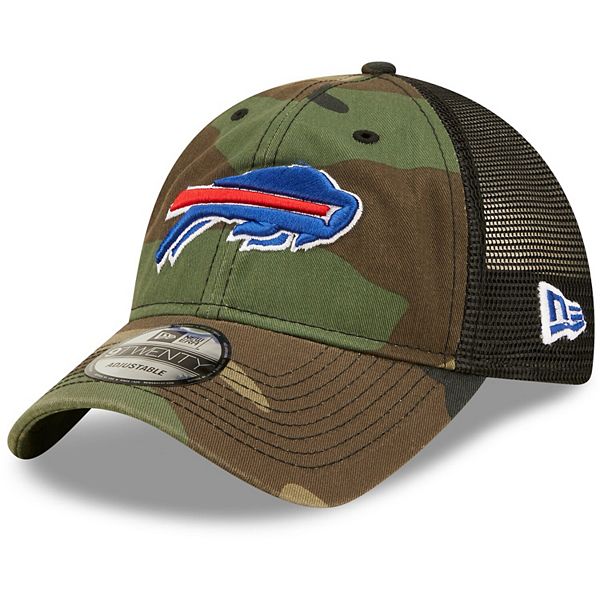 KTZ Camo Buffalo Bills Throwback Main Trucker 9fifty Snapback Hat in Green  for Men