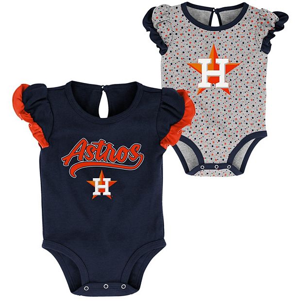 Houston Astros Infant One Piece - Toddler 12 MO - Baby Jersey - Boy Girl -  Snaps