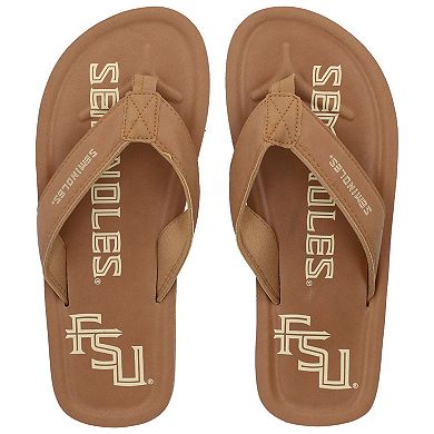 Men's FOCO Florida State Seminoles Color Pop Flip-Flop Sandals