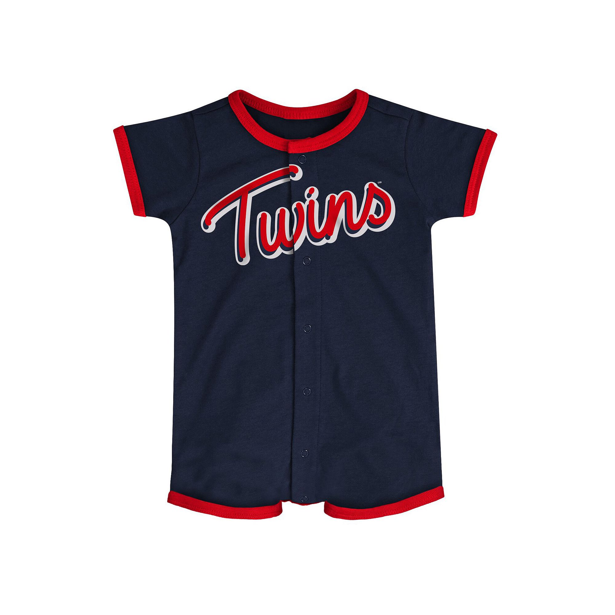 Infant Navy Minnesota Twins Power Hitter Romper, Boys, Size: 18 Months, Bl