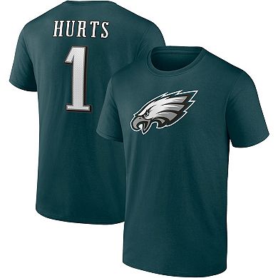 Men's Fanatics Branded Jalen Hurts Midnight Green Philadelphia Eagles Player Icon T-Shirt