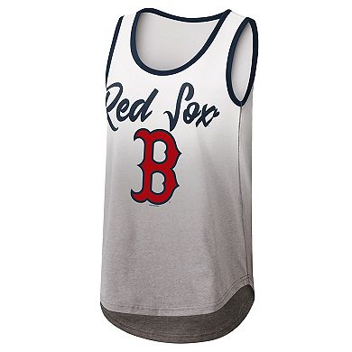 Women's G-III 4Her by Carl Banks White Boston Red Sox Logo Opening Day Tank Top