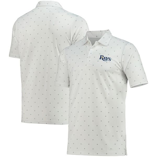 Men's Antigua White Tampa Bay Rays Compass Polo Size: 3XL