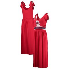 Women's Refried Apparel White St. Louis Cardinals Tie-Dye Tank Dress Size: Extra Large
