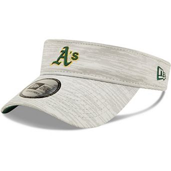 Men's New Era Gray Oakland Athletics Distinct Visor