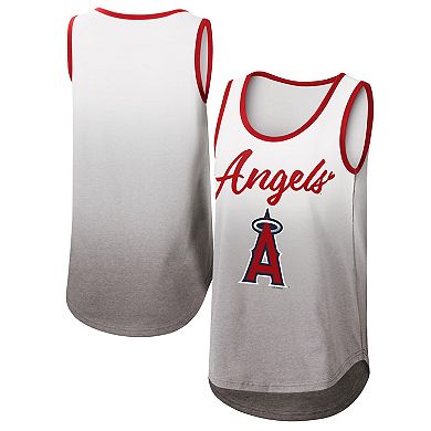 Women's G-III 4Her by Carl Banks White Los Angeles Angels Logo Opening Day Tank Top