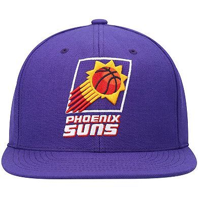 Men's Mitchell & Ness Purple Phoenix Suns Hardwood Classics Team Ground 2.0 Snapback Hat