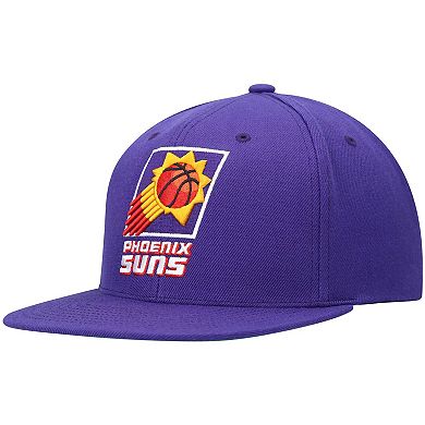 Men's Mitchell & Ness Purple Phoenix Suns Hardwood Classics Team Ground 2.0 Snapback Hat