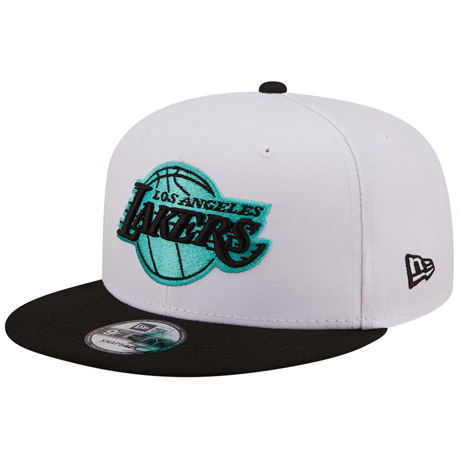 white lakers snapback hat