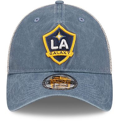 Men's New Era Navy LA Galaxy 9TWENTY Washed Denim Snapback Hat