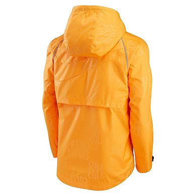 Men's Nike Orange Barcelona All-Weather Full-Zip Jacket