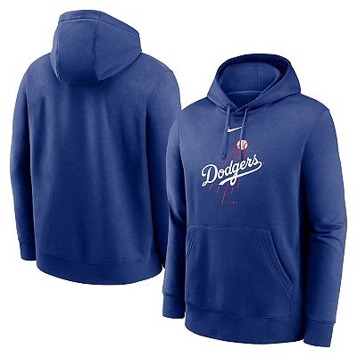 Men s Nike Royal Los Angeles Dodgers Alternate Logo Club Pullover Hoodie